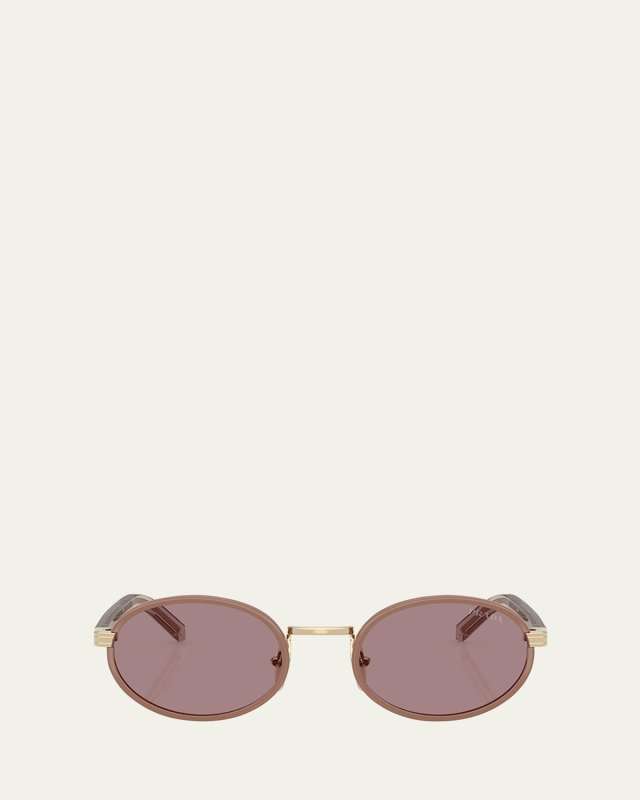 PR B56S Oval Steel Sunglasses